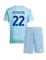 Juventus Weston McKennie #22 Venkovní dres pro děti 2025-26 Krátký Rukáv (+ trenýrky)